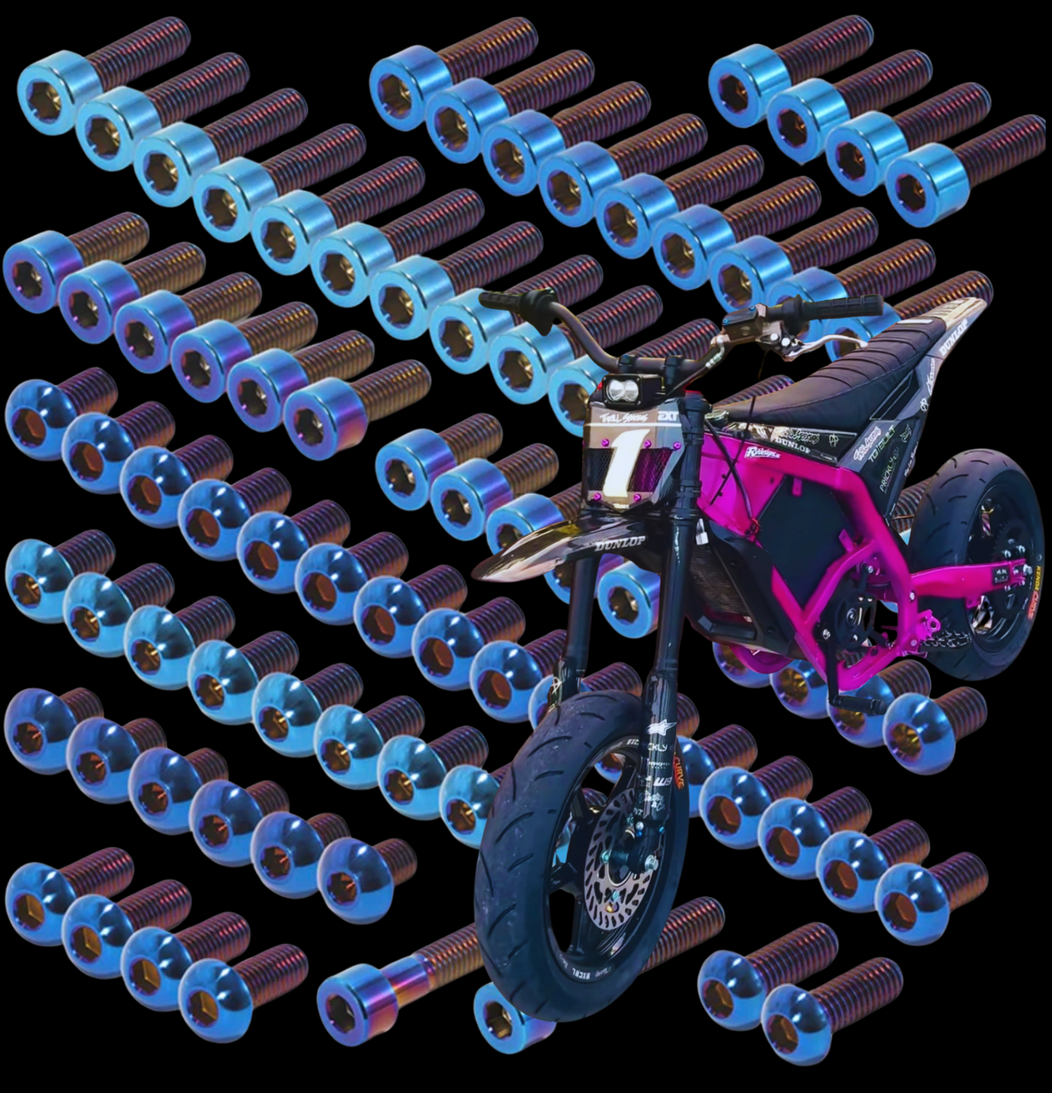 FULL TITANIUM KIT YOZMA (REAL GRADE 5 TITANIUM)