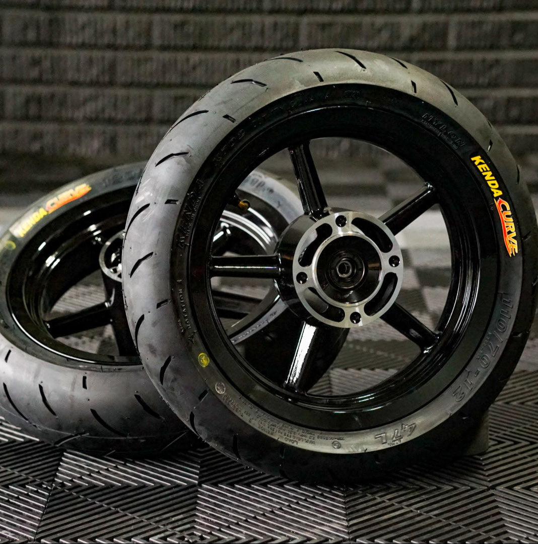 12 in Supermoto Wheelset kit for All Mini Emotos