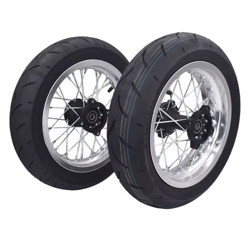 12” Kenda Kurve Spoked Supermoto wheel set