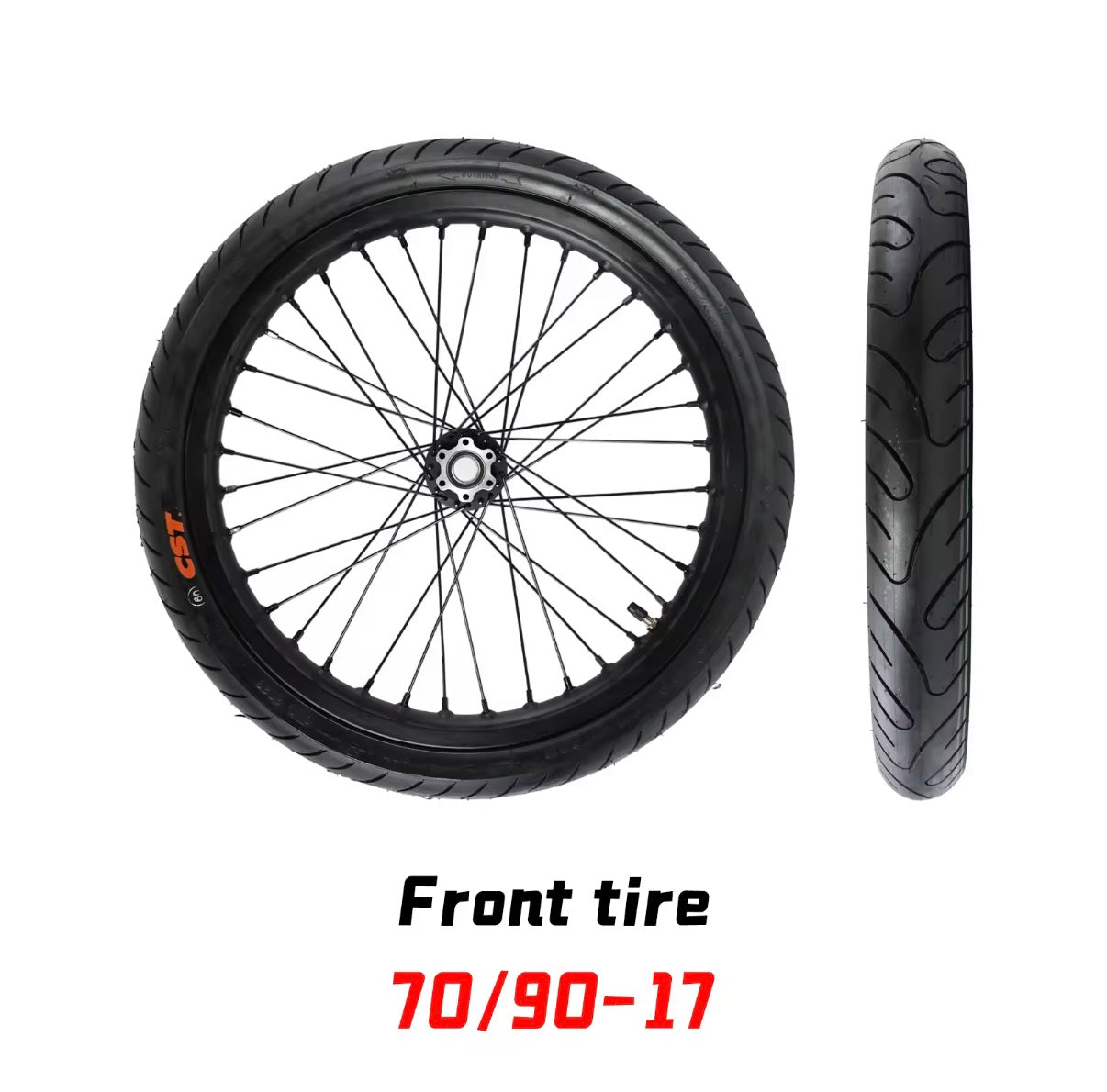 Talaria XXX 17” CST Supermoto Wheel set