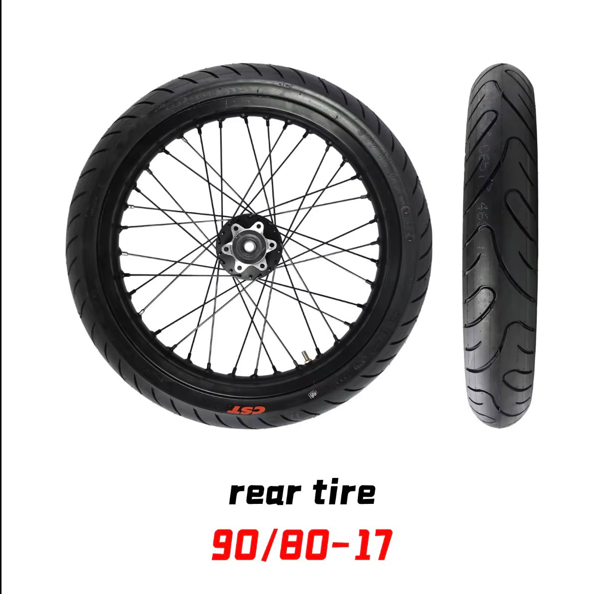 Talaria XXX 17” CST Supermoto Wheel set