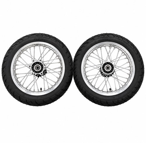 14in spoked wheel sets (CHROME)