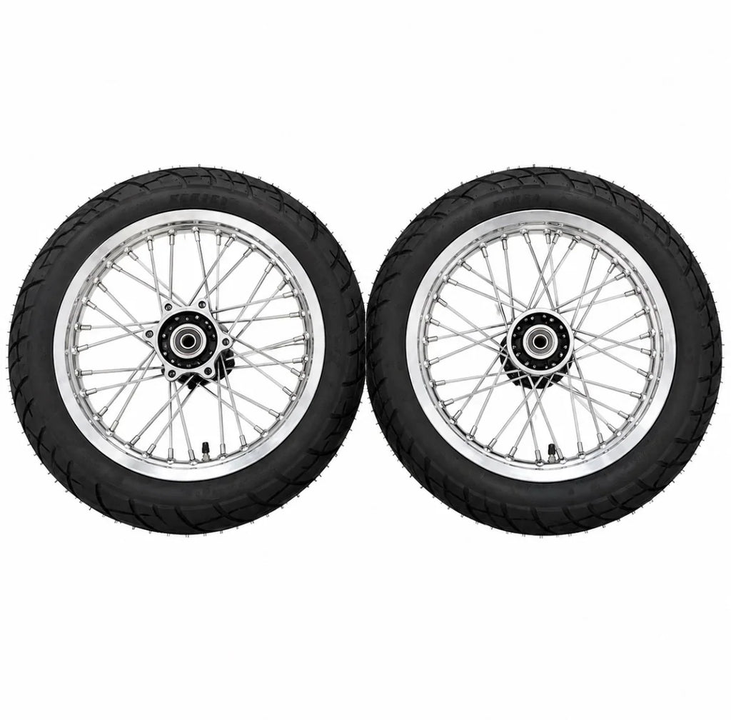 14in spoked wheel sets (CHROME