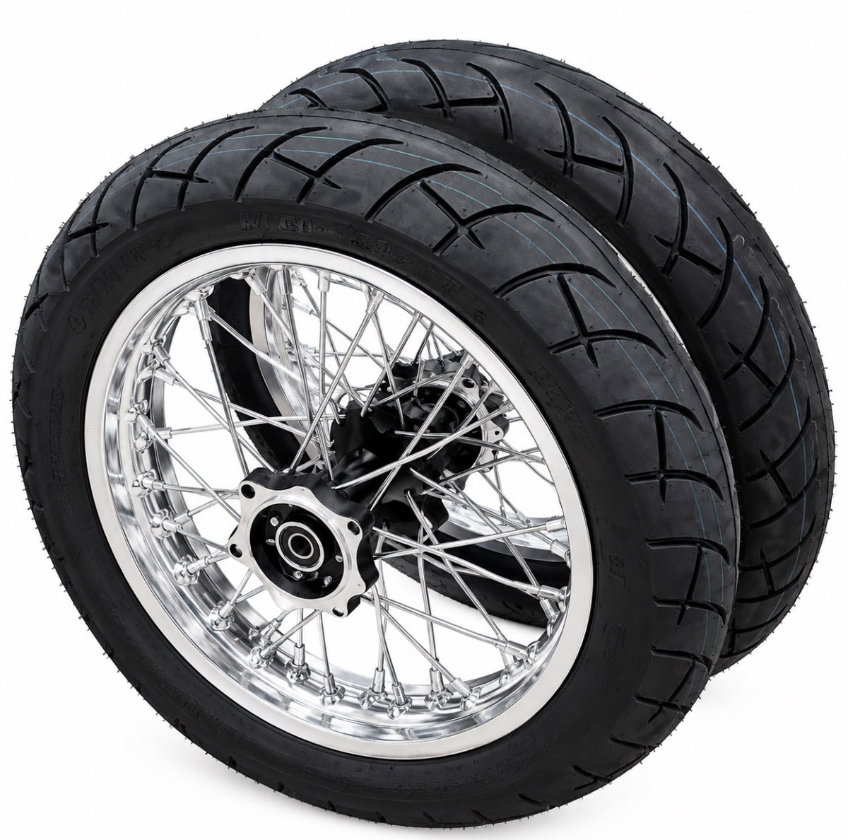 14in spoked wheel sets (CHROME)