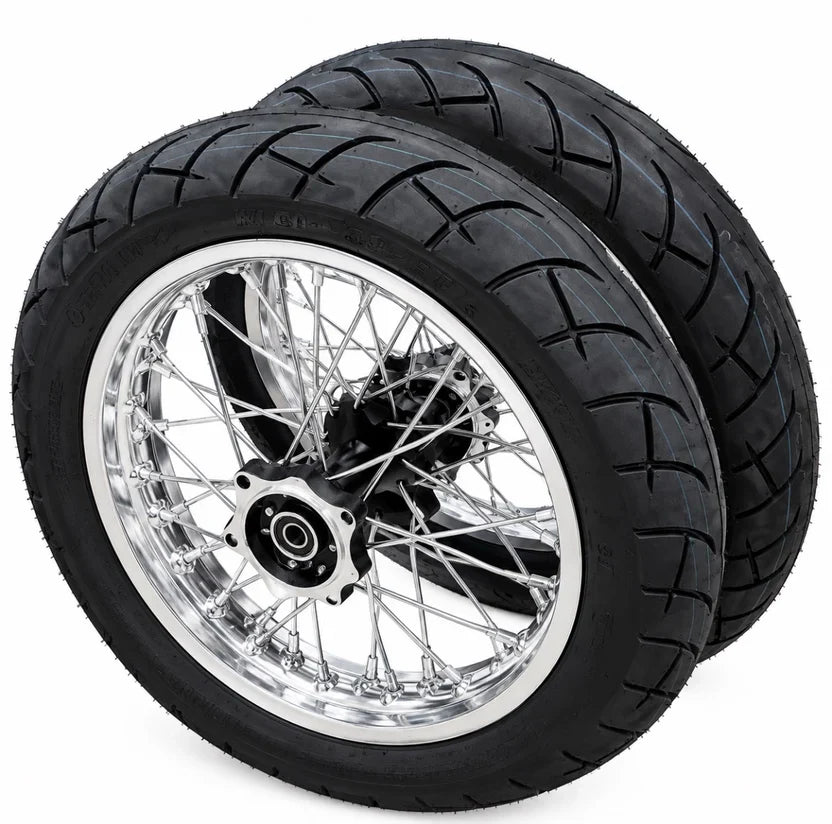 14in spoked wheel sets (CHROME