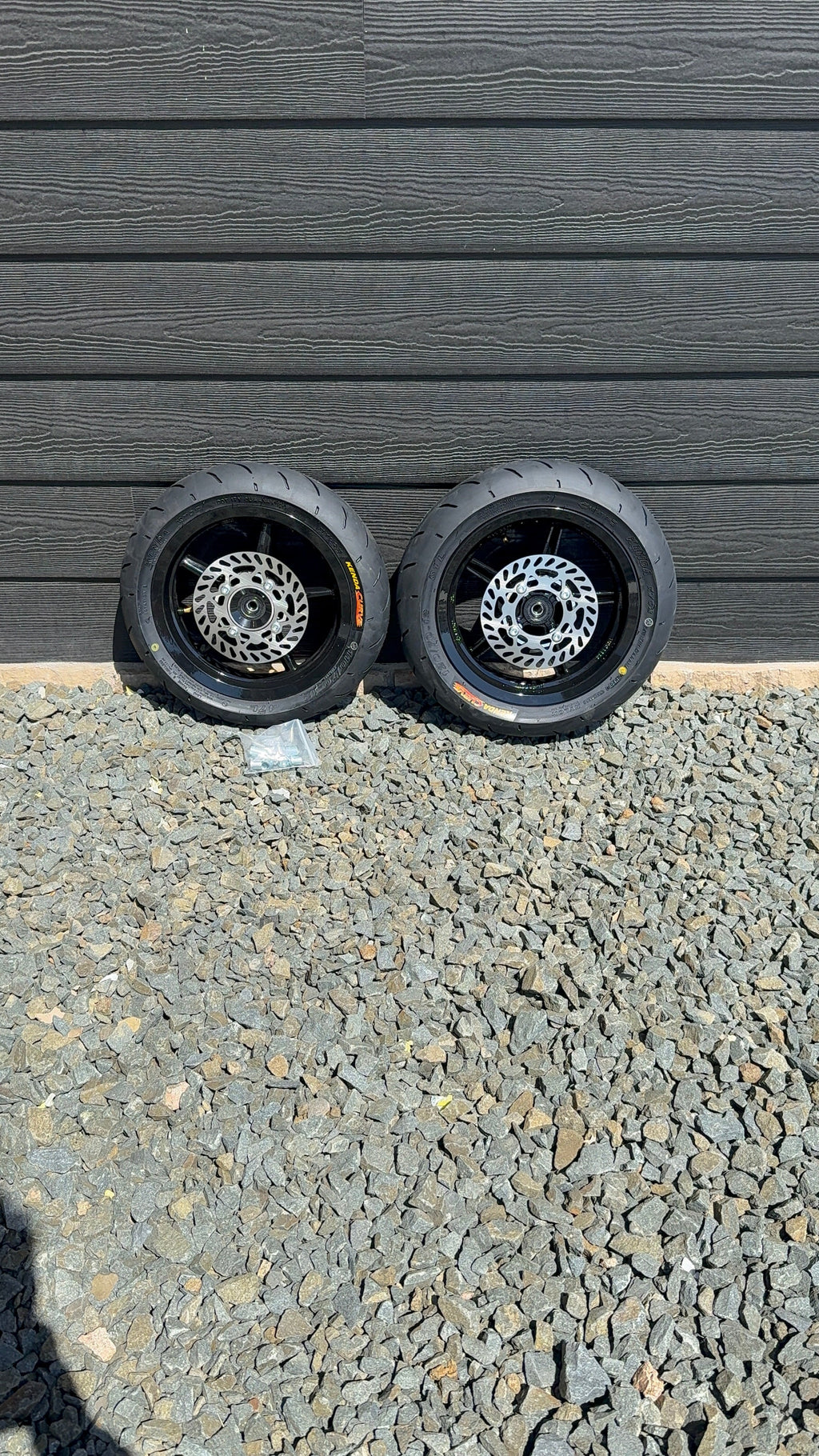12 in Supermoto Wheelset kit for All Mini Emotos