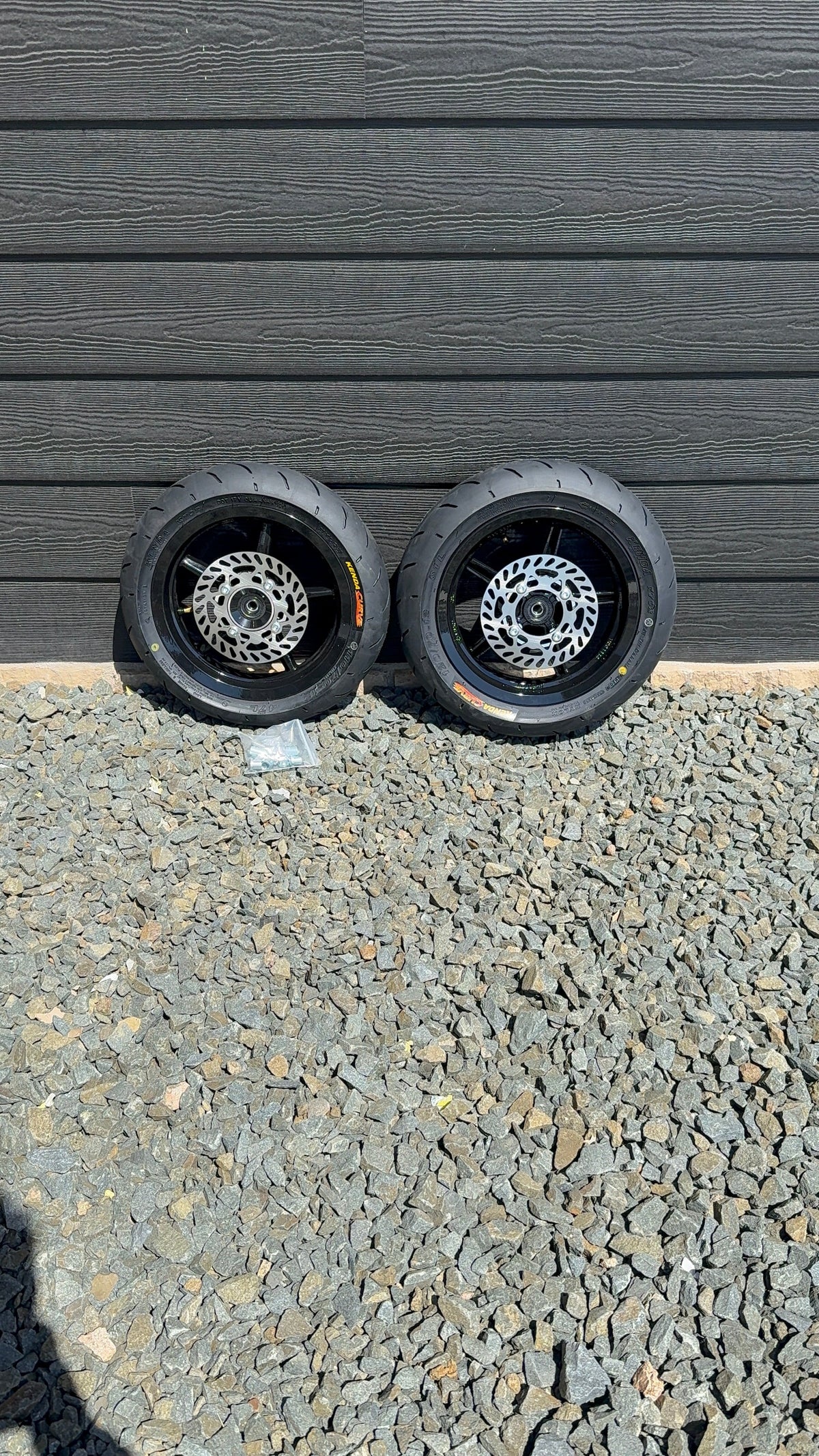 12 in Supermoto Wheelset kit for All Mini Emotos