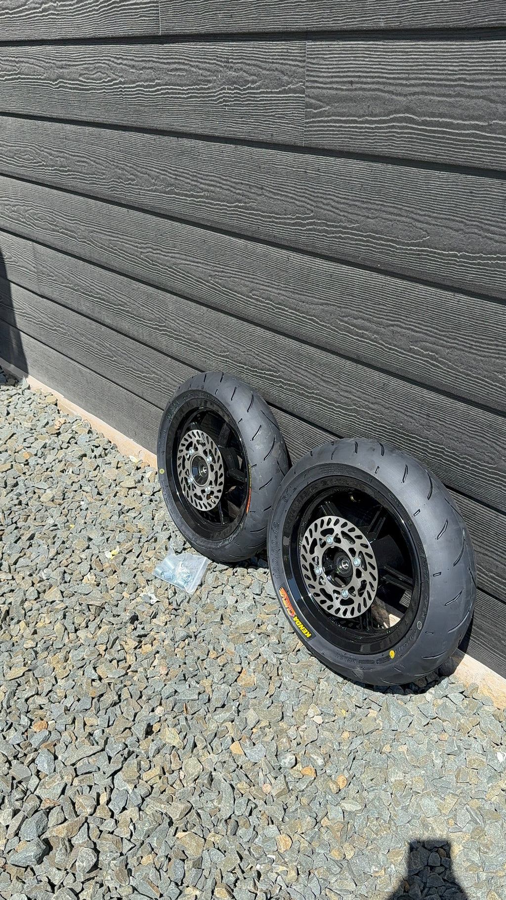 12 in Supermoto Wheelset kit for All Mini Emotos