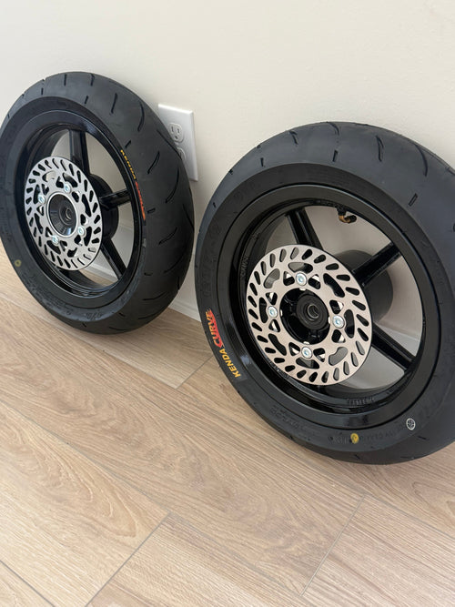 12 in Supermoto Wheelset kit for All Mini Emotos