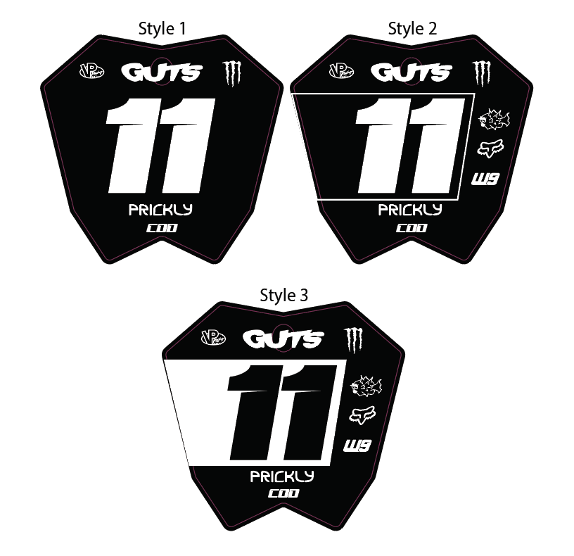 ETM RTR Front Plate Decal