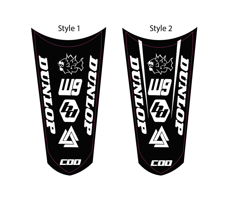 Soleil Supplies Rear Fender Decal