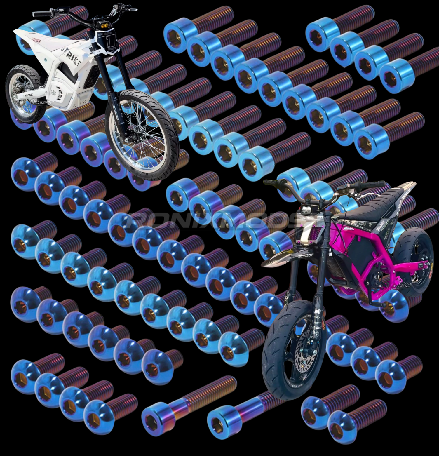FULL TITANIUM KIT YOZMA (REAL GRADE 5 TITANIUM)